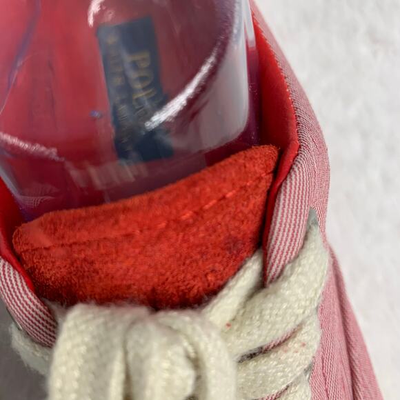 Polo Ralph Lauren Men's Vaughn Pinstripe Sneakers Size 7.5 - Picture 9 of 9